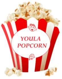 YOULA POPCORN logo