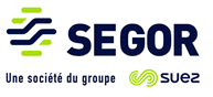 SEGOR SOCIETE DU GROUPE SUEZ logo
